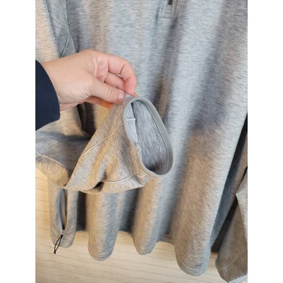 VRST Run Warm Half Zip Pullover in Light Gray, sz XXL - Picture 7 of 12